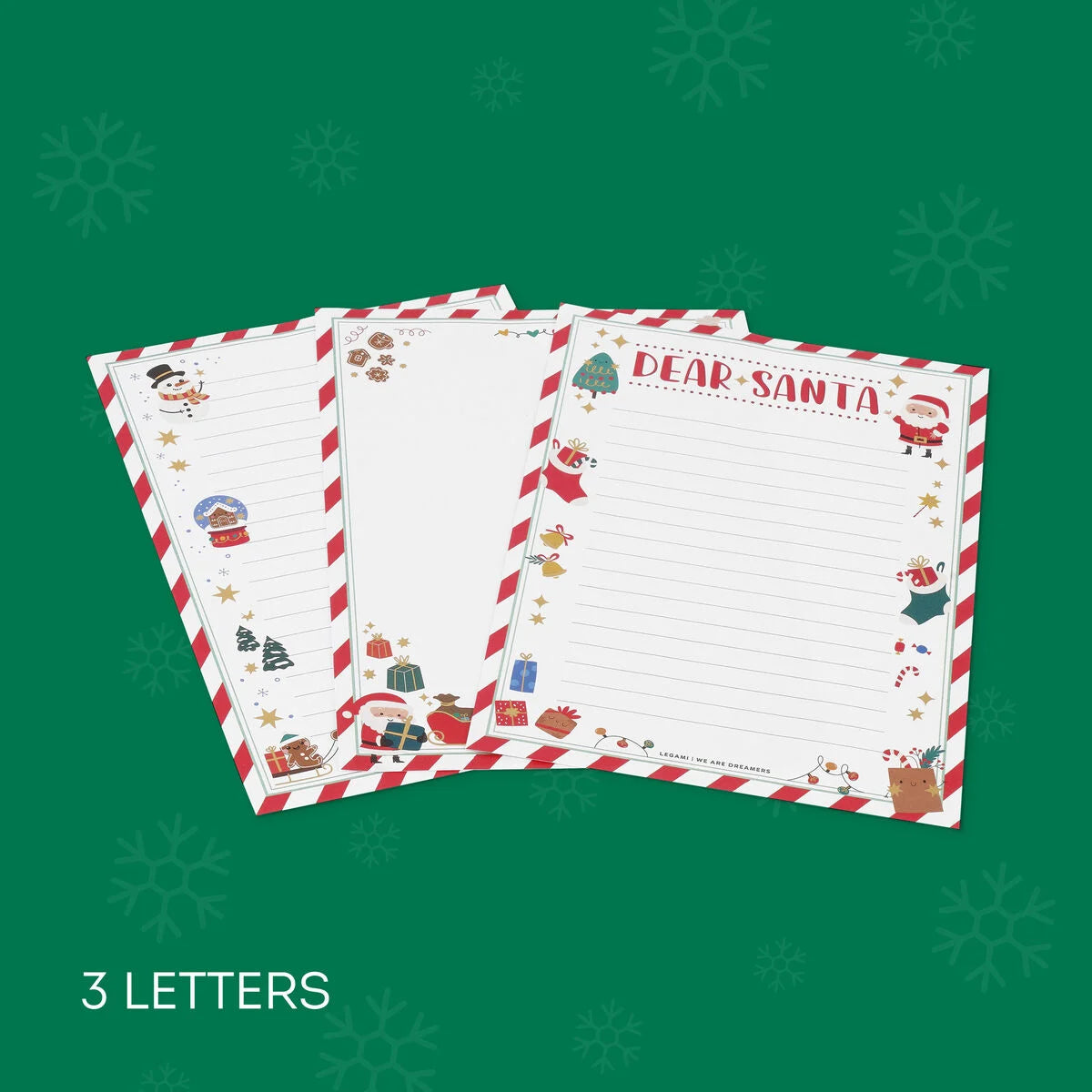 Set für Brief an den Weihnachtsmann Legami
