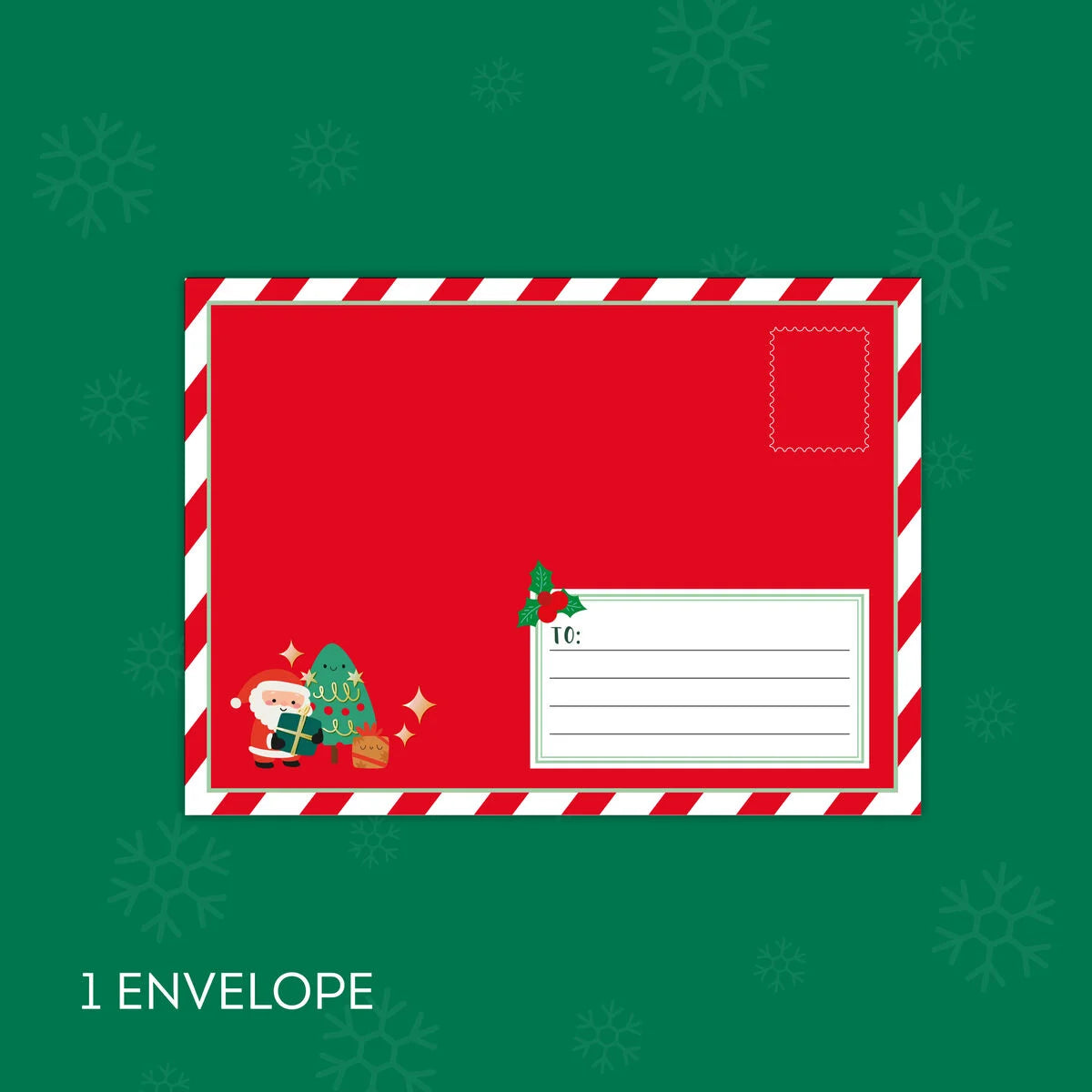 Set für Brief an den Weihnachtsmann Legami