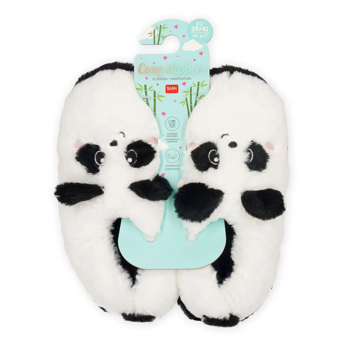 Hausschuhe - Panda Medium EU 39–41; UK 6–7- Cosy Slippers Legami