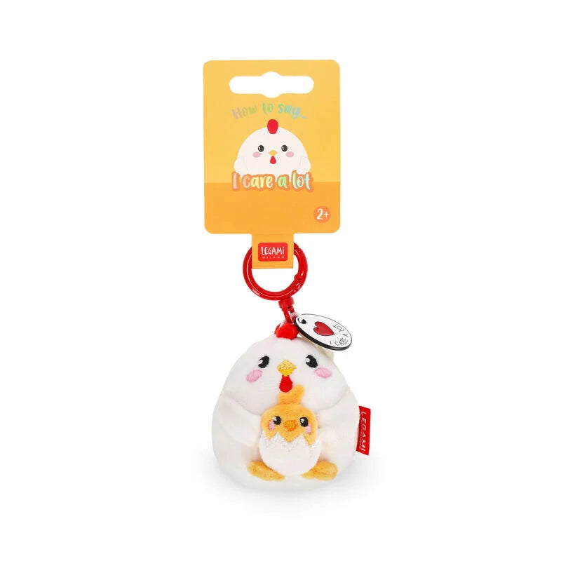 Huhn Plüsch-Schlüsselanhänger - Super Soft! - Tiny Legami