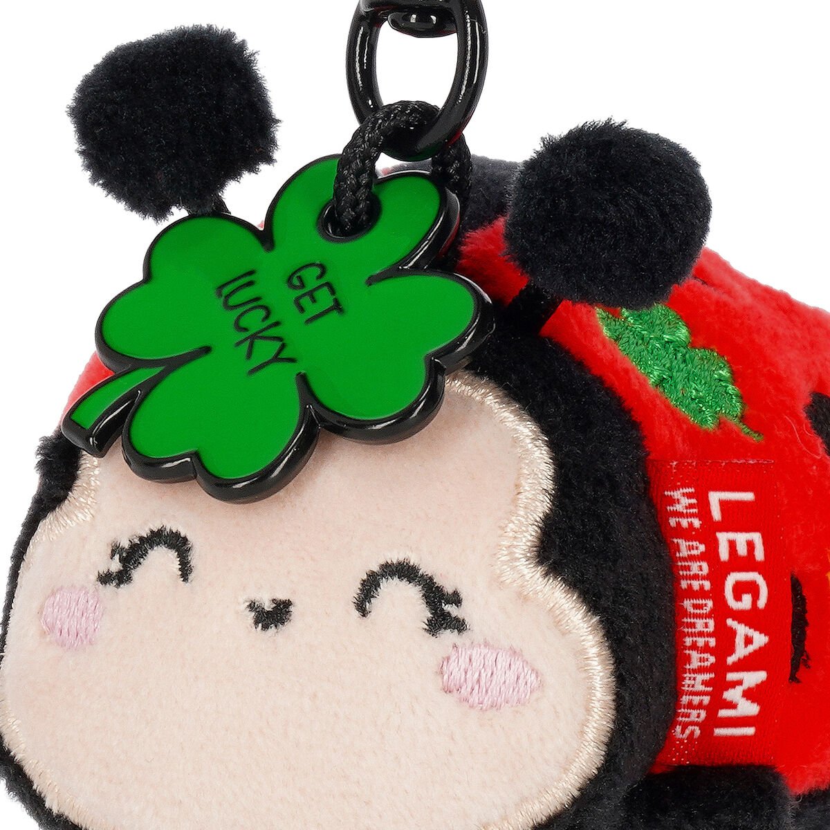 Plüsch-Schlüsselanhänger Ladybug - Tiny Super Soft!- Legami