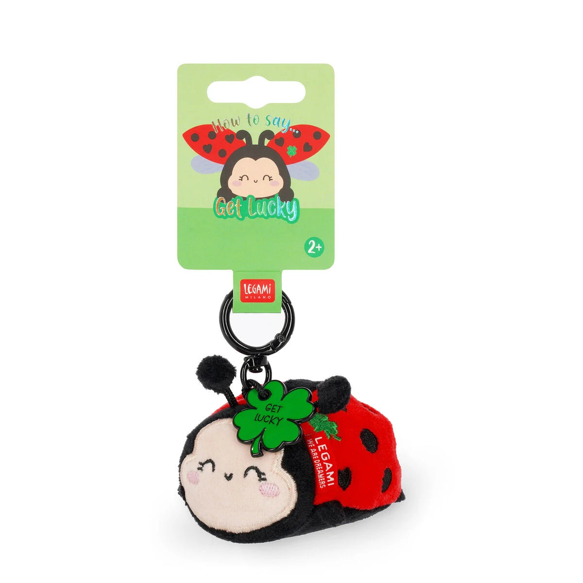 Plüsch-Schlüsselanhänger Ladybug - Tiny Super Soft!- Legami