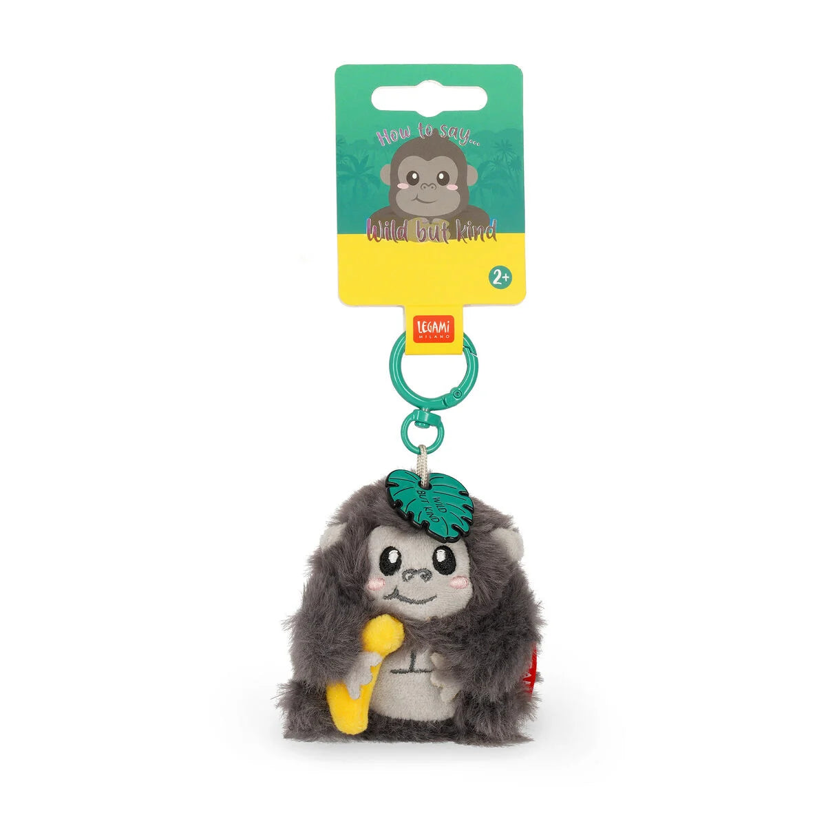 Gorilla Plüsch-Schlüsselanhänger - Super Soft! - Tiny Legami