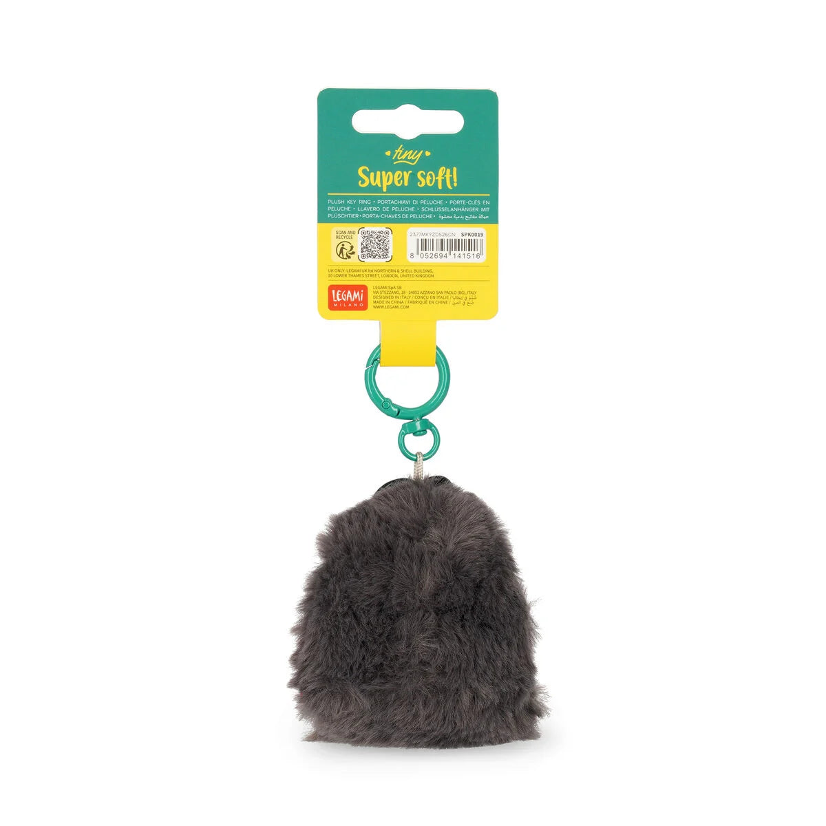 Gorilla Plüsch-Schlüsselanhänger - Super Soft! - Tiny Legami