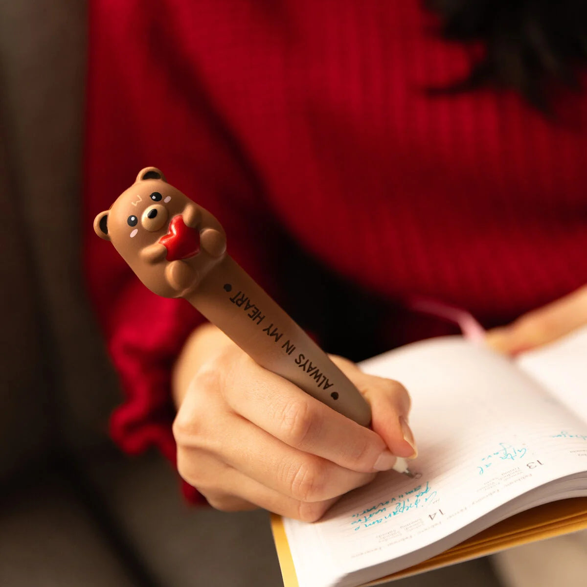 Squishy-Gelstift Teddy Bear „Always in my heart“ - Legami