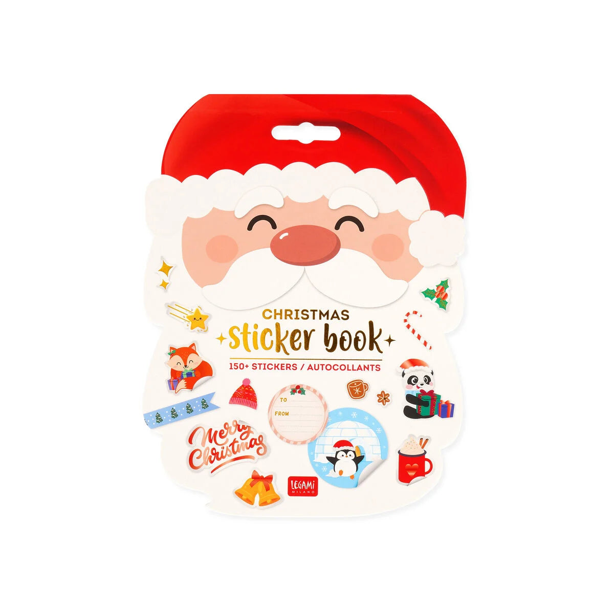 Weihnachts-Sticker-Heft - Sticker Buch Legami