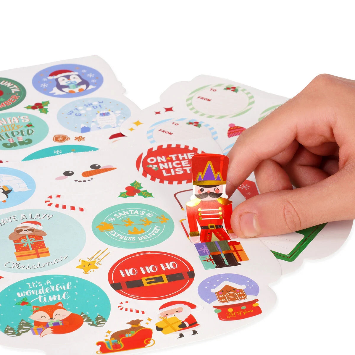 Weihnachts-Sticker-Heft - Sticker Buch Legami