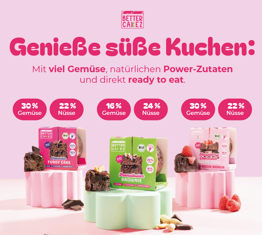 Better Cakez  - 1 Kuchen im Glas - verschiedene Sorten