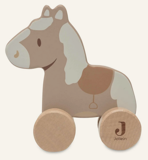 Holzpferd auf Rädern - von Jollein