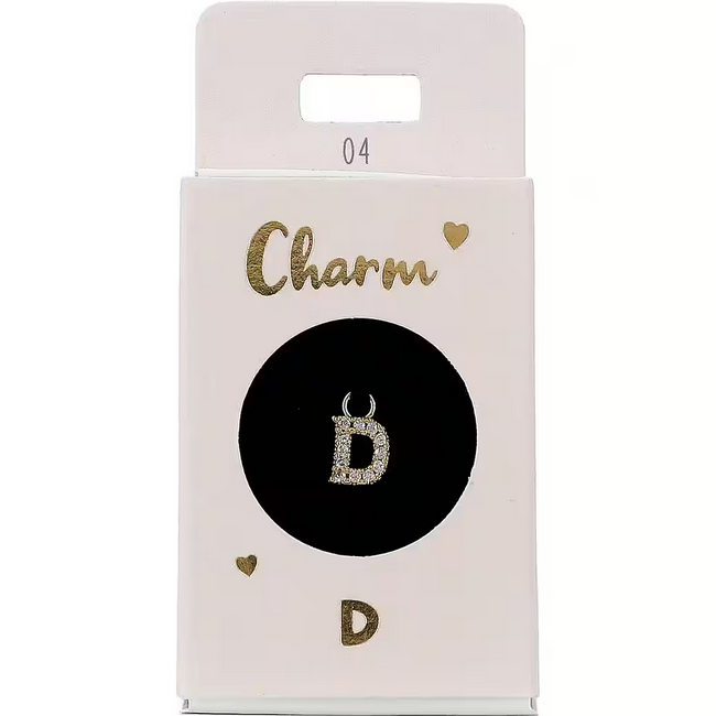 Ohrring-Charm Depesche Charm Bustabe D (Gold)