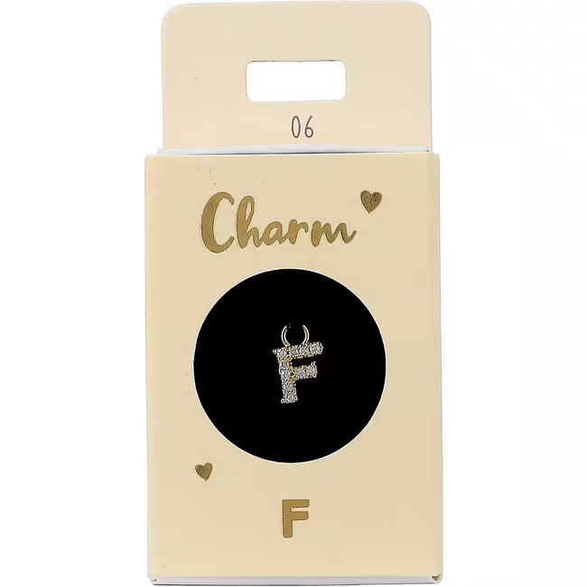 Ohrring-Charm Depesche Charm Bustabe F (Gold)