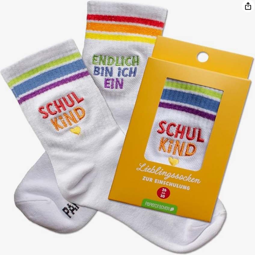 Schulkind Socken