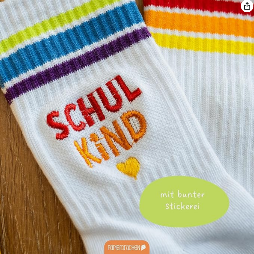 Schulkind Socken