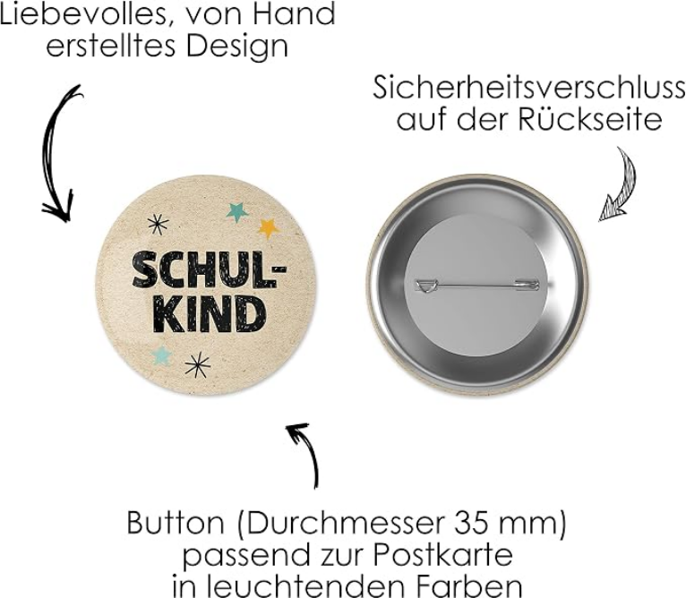 Motivkarte - Endlich Schulkind
