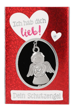 Schutzengel Anhänger in kleiner Schachtel