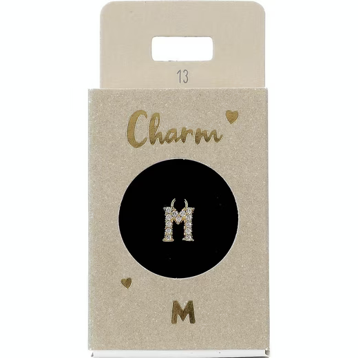 Ohrring-Charm Depesche Charm Bustabe M (Gold)