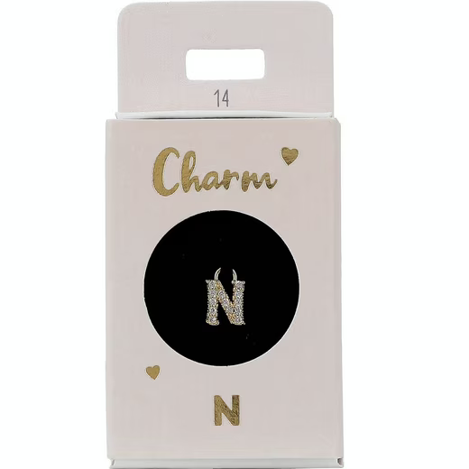Ohrring-Charm Depesche Charm Bustabe N (Gold)