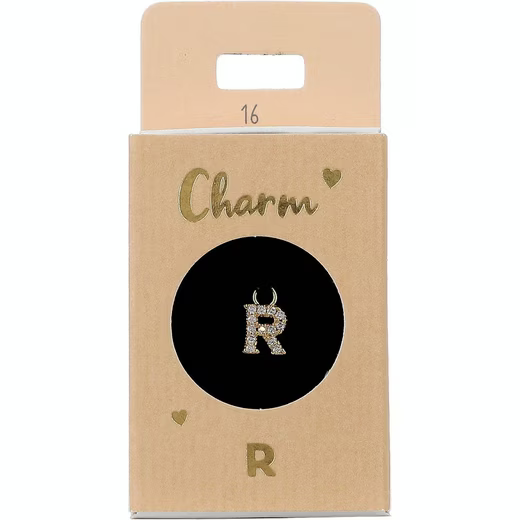 Ohrring-Charm Depesche Charm Bustabe R (Gold)