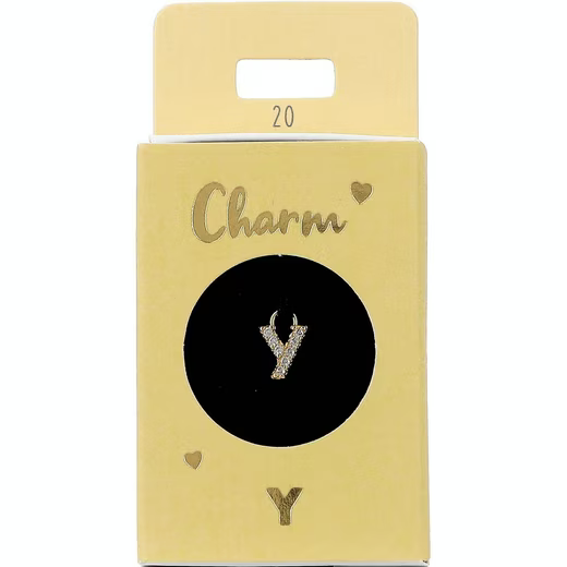 Ohrring-Charm Depesche Charm Bustabe Y (Gold)
