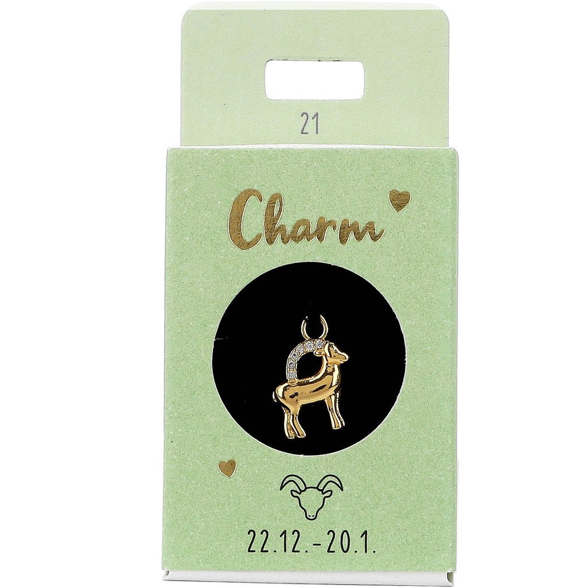 Ohrring-Charm Depesche Charm Sternzeichen Steinbock