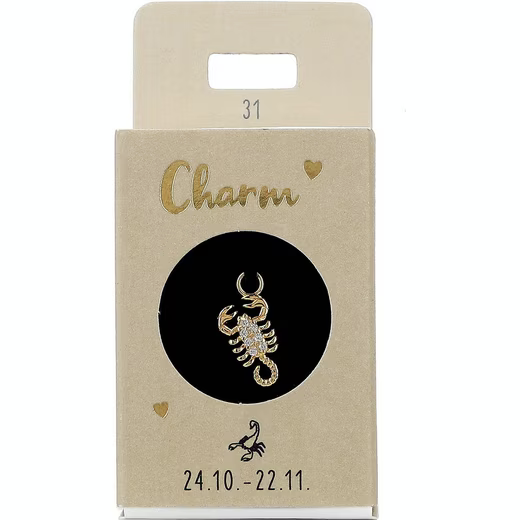 Ohrring-Charm Depesche Charm Sternzeichen Skorpion