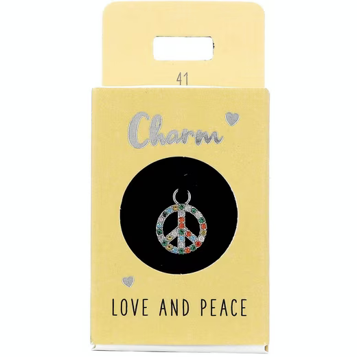 Ohrring-Charm Depesche Charm Motiv Love and Peace