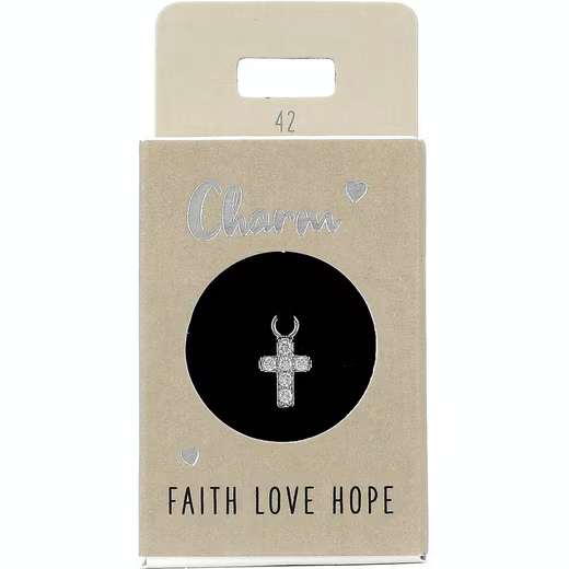 Ohrring-Charm Depesche Charm Motiv Faith Love Hope