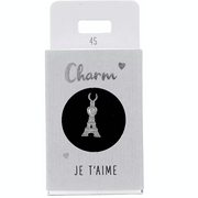 Ohrring-Charm Depesche Charm Motiv Je T´aime - Eifelturm