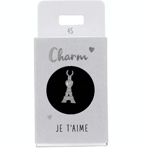 Ohrring-Charm Depesche Charm Motiv Je T´aime - Eifelturm