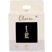 Ketten-Charm Depesche Charm Bustabe E Gold