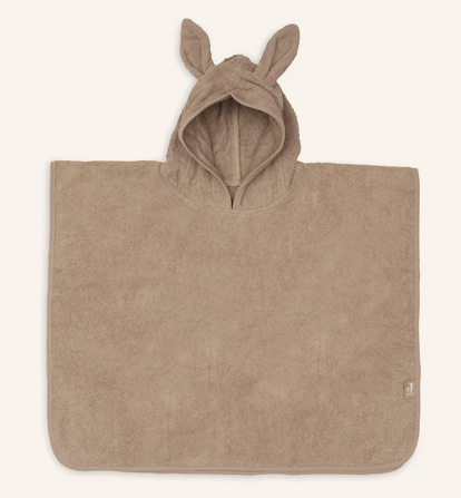 Badeponcho - Frottee milky coffee