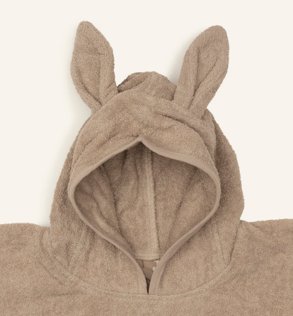 Badeponcho - Frottee milky coffee