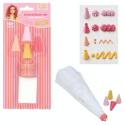 Spiel TOPModel Bake & Create Spritztüllen-Set mit Spritzbeutel, 4 Tüll