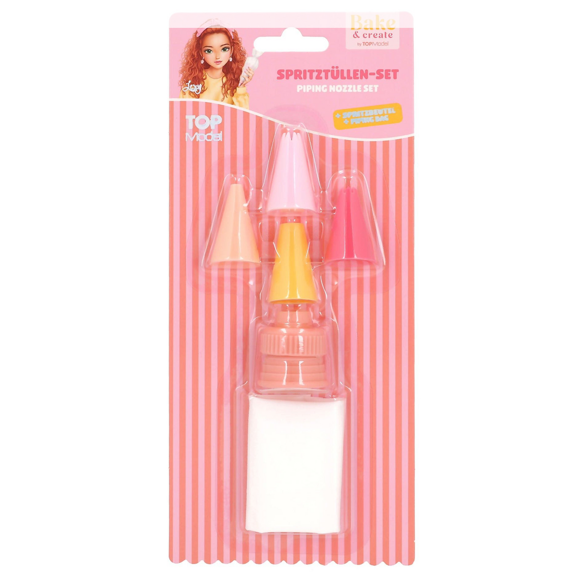 Spiel TOPModel Bake & Create Spritztüllen-Set mit Spritzbeutel, 4 Tüll