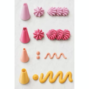 Spiel TOPModel Bake & Create Spritztüllen-Set mit Spritzbeutel, 4 Tüll