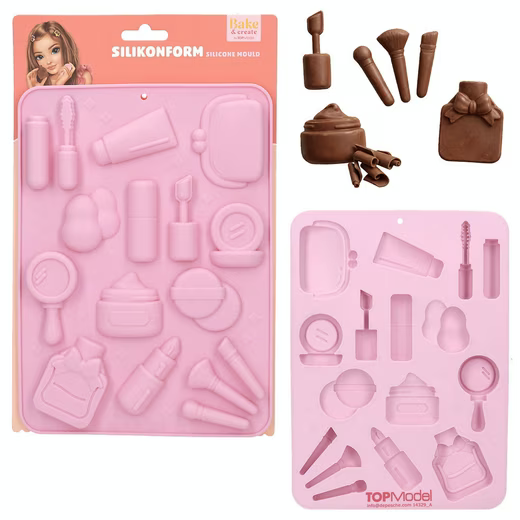 Spiel TOPModel Silikonform – Beauty-Motive für Schokolade & Backen