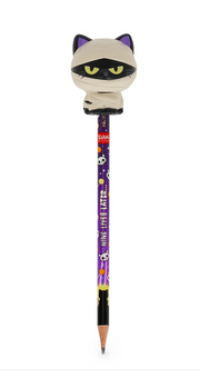 Halloween-Anti-Stress-Bleistift Mummy Cat „Nine Lives Later“ - Squeezies