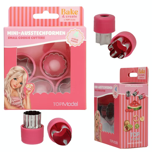 Spiel TOPModel Mini-Ausstecher BAKE and CREATE – 4-teilig