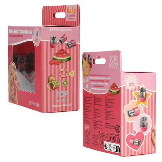 Spiel TOPModel Mini-Ausstecher BAKE and CREATE – 4-teilig
