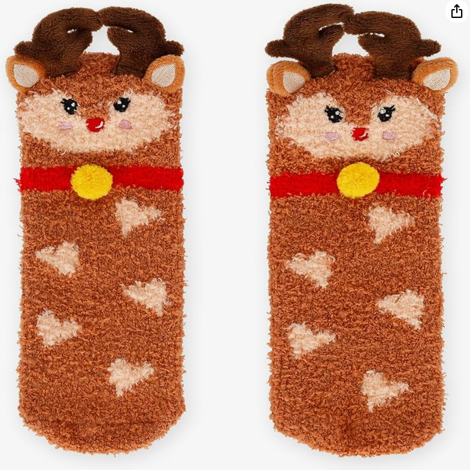 Legami Anti Rutsch Socken Rehntier Weihnachten, „It’s a match!“   26-34