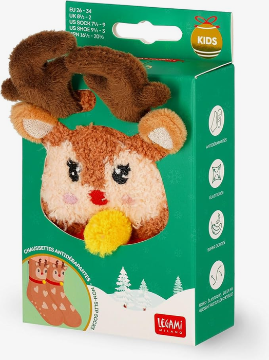 Legami Anti Rutsch Socken Rehntier Weihnachten, „It’s a match!“   26-34