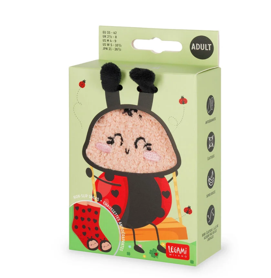 Rutschfeste Socken für Erwachsene Ladybug - It’s a Match! - Gr. 35-42 - Legami