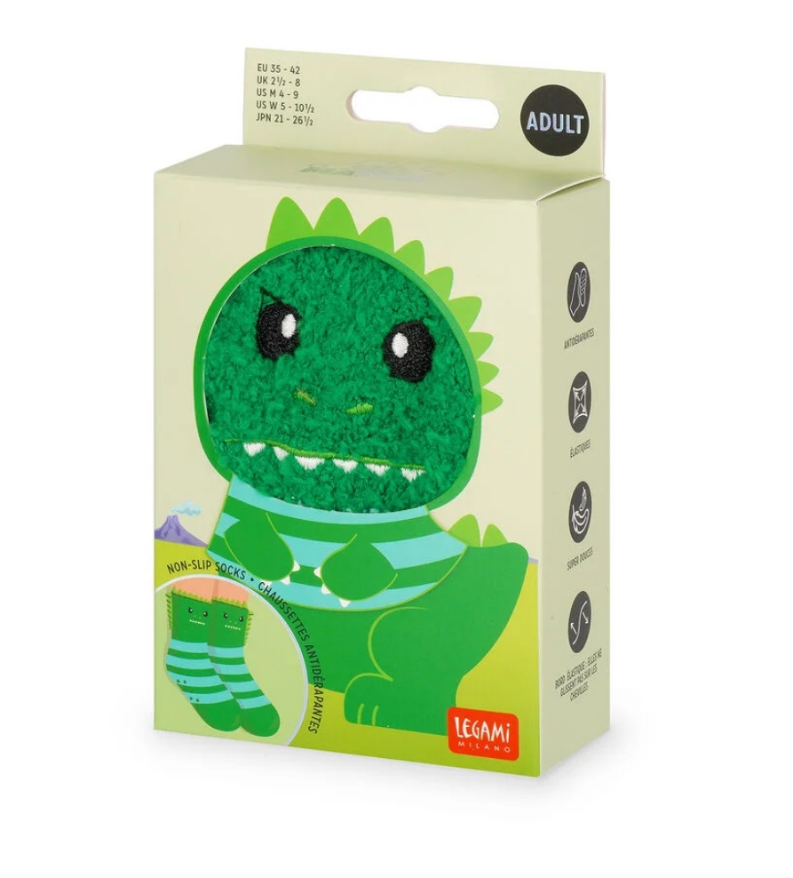 Rutschfeste Socken für Erwachsene Dino - It’s a Match! - Gr. 35-42 - Legami
