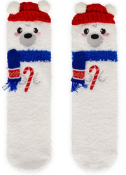 Anti Rutsch Socken Erwachsene Eisbär Weihnachten, „It’s a match!“   Größe 35-42 Legami