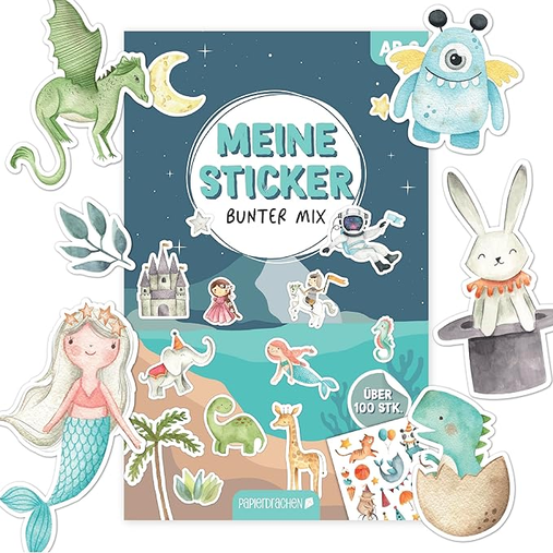 Einhorn, Prinzessin & Meerjungfrau Sticker