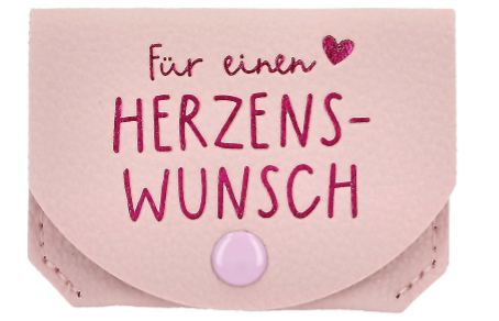 WUNSCHERFÜLLER Geldtäschchen aus Kunstleder Depesche