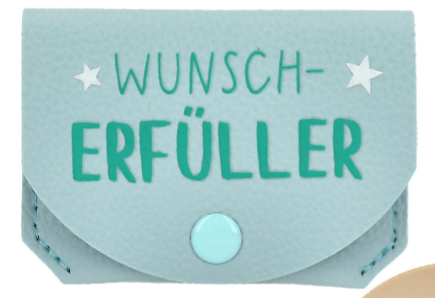 WUNSCHERFÜLLER Geldtäschchen aus Kunstleder Depesche