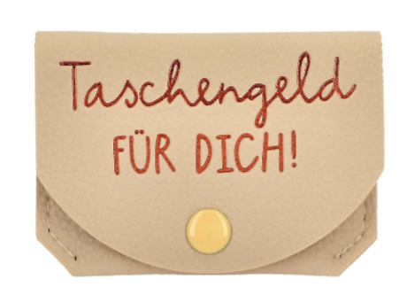 WUNSCHERFÜLLER Geldtäschchen aus Kunstleder Depesche
