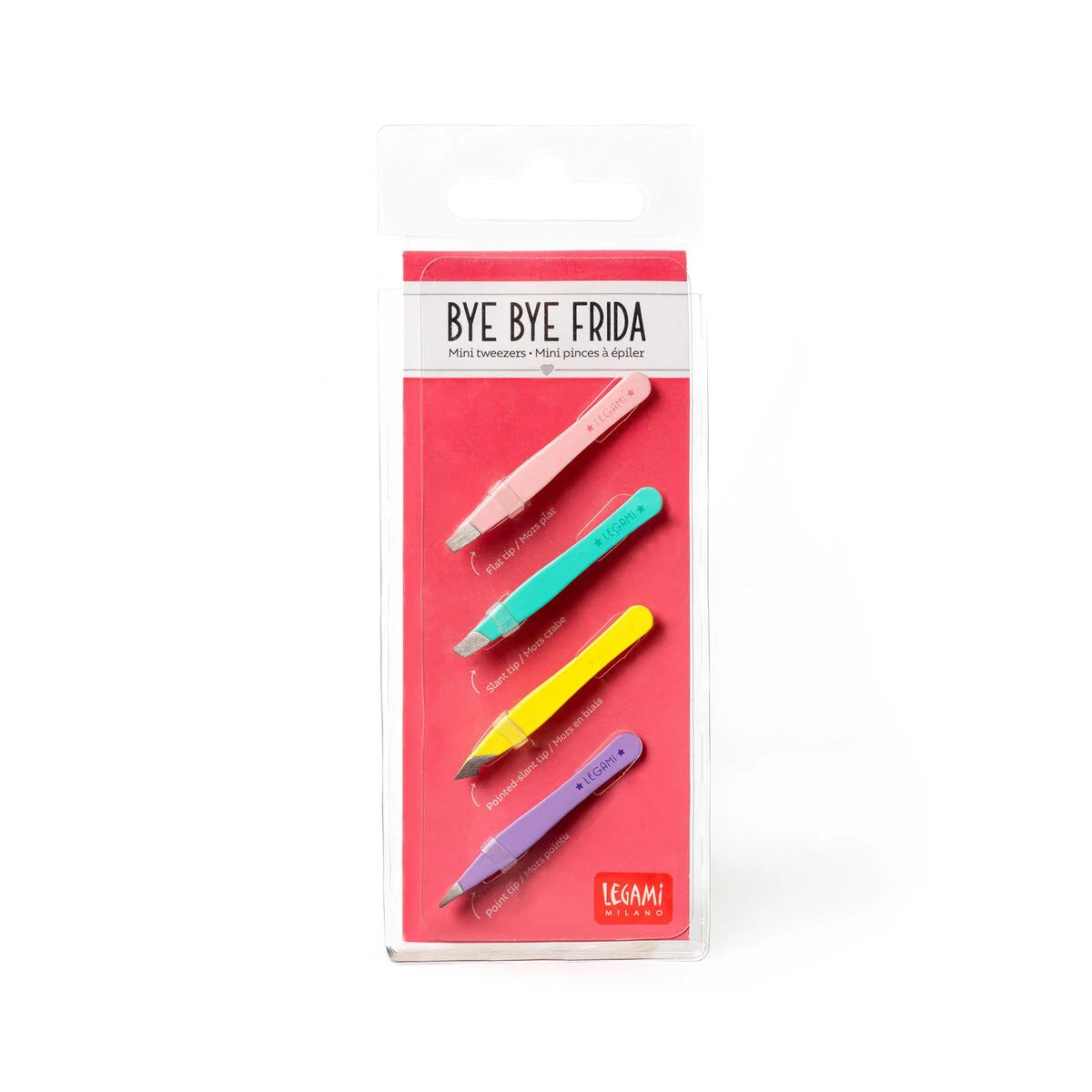 4 Mini-Pinzetten im Set - Bye Bye Frida Legami