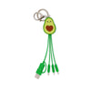 Ladekabel 6-in-1- mit Schlüsselanhänger Avocado - Link Up Legami